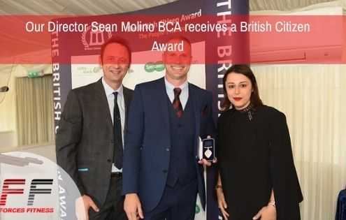 Our Director Sean Molino BCA receives a British Citizen Award
