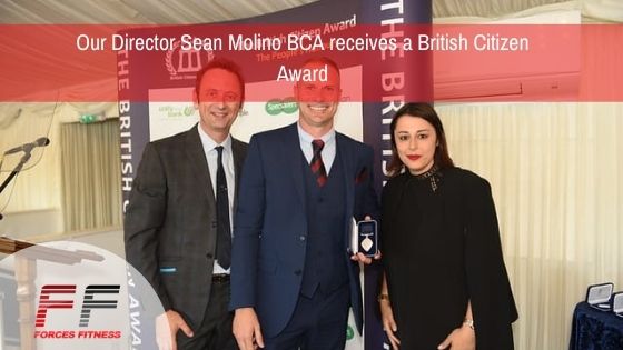 Our Director Sean Molino BCA receives a British Citizen Award